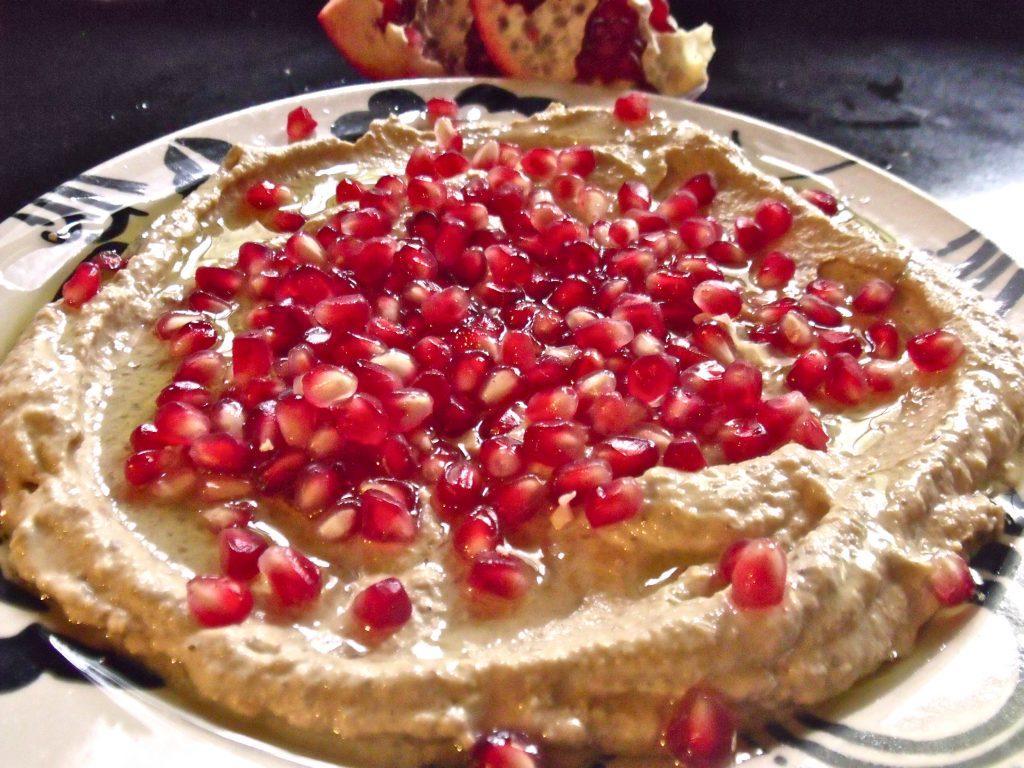 Finished with Pomegrante Seeds